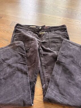 PILCRO Women’s Corduroy Jeans in Dark Brown